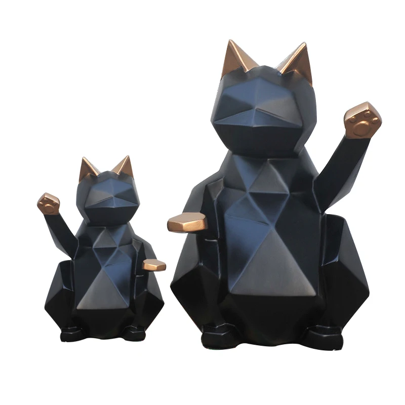 Nordic корабль оригами Lucky Cat Миниатюрная модель аксессуары для украшения дома