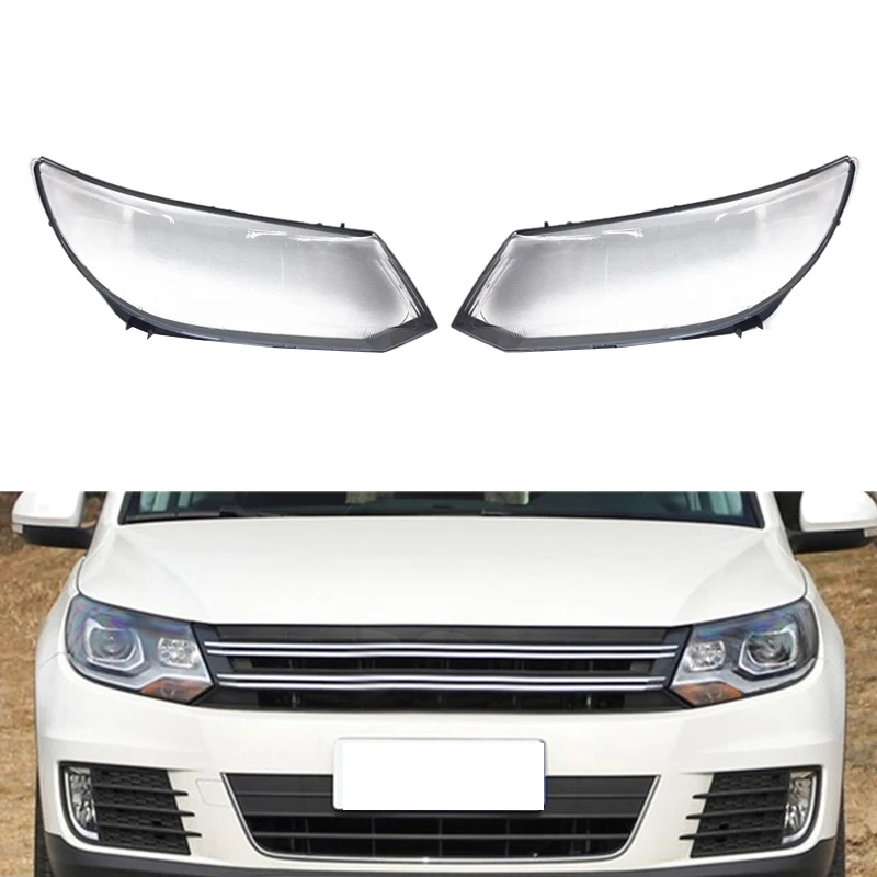 

Car Front Headlight Head Light Lamp Cover Head Light Lamp Clear Lens Shell Cover Replacement for VW Tiguan 2013 2014 2015 2016 2
