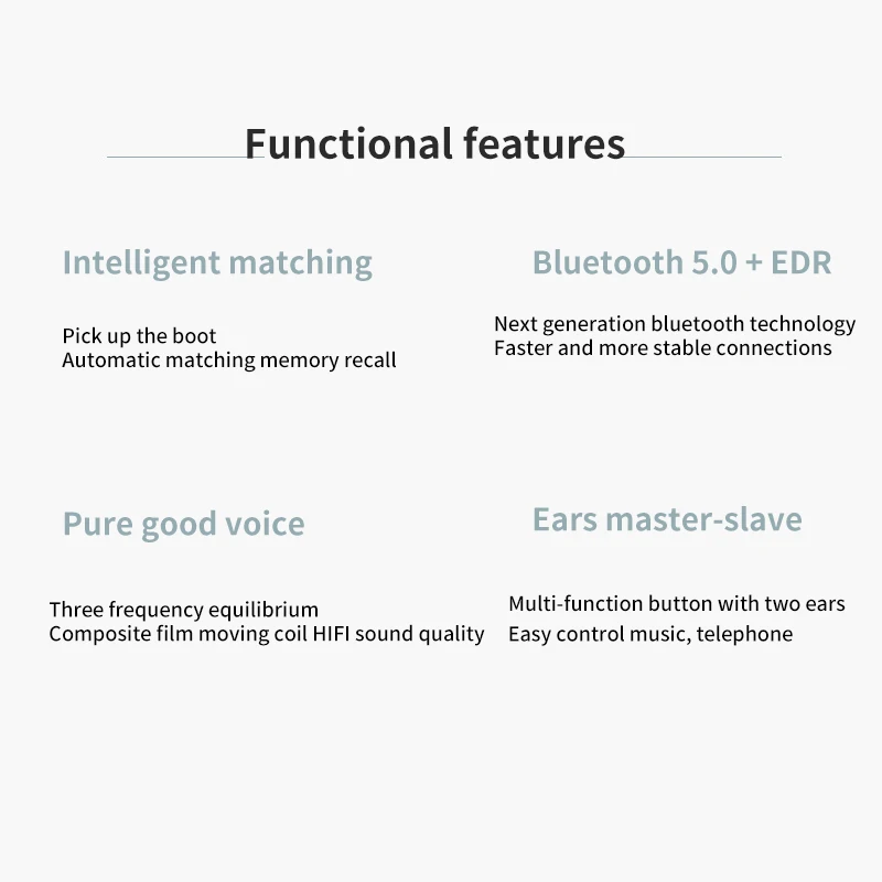 Bluetooth наушники IPX6 наушники Спортивная музыка водонепроницаемые TWS V5.0 наушники Беспроводная функция громкой связи наушник с power Bank