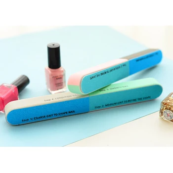 

High Quality Super Thick Portable Nail Polishing Block Colorful Nail Manicure Polishing Buffer Tool BBB2