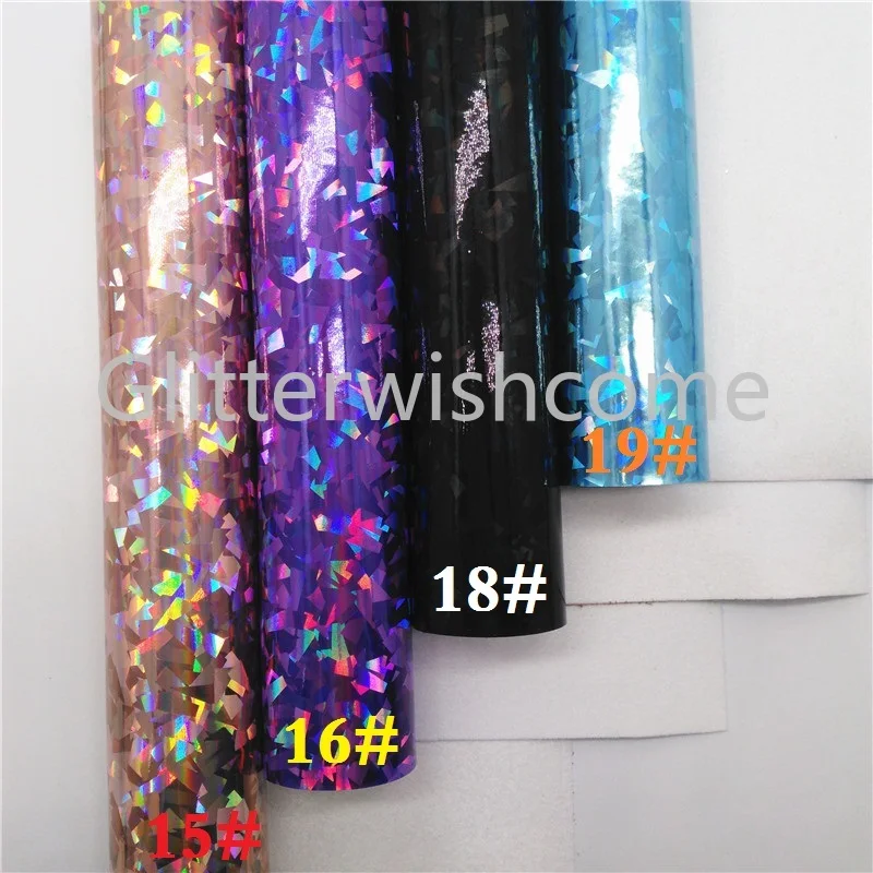 Glitterwishcome 21X29 см A4 размер винил для бантов Переливающаяся лакированная искусственная ткань, гладкая блестящая искусственная кожа листы для бантов, GM583A