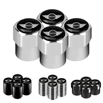 

4pcs Car Wheel Tire Valves Tyre Air Caps case for BMW Mini Cooper R56 R50 R53 F56 R60 2011 2012 2013 2018 2019 car accessories