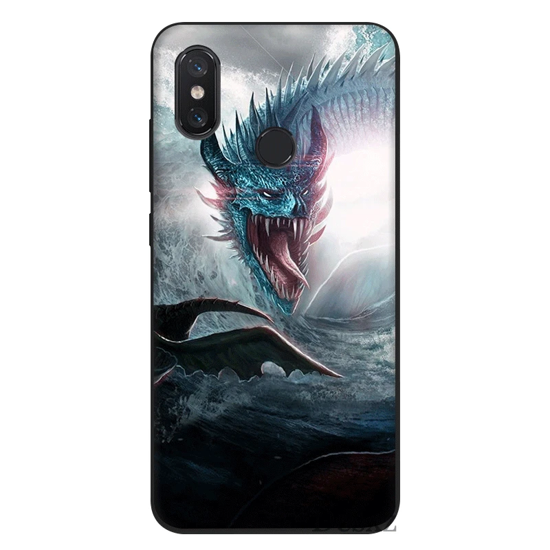 B2 Мобильный телефон Мягкий чехол для телефона для Xiaomi Redmi 7 7A GO K20 S2 6 6A Pro 5 Plus 5A 5 4X 4A крышка волк, дракон Животные оболочки - Цвет: B2