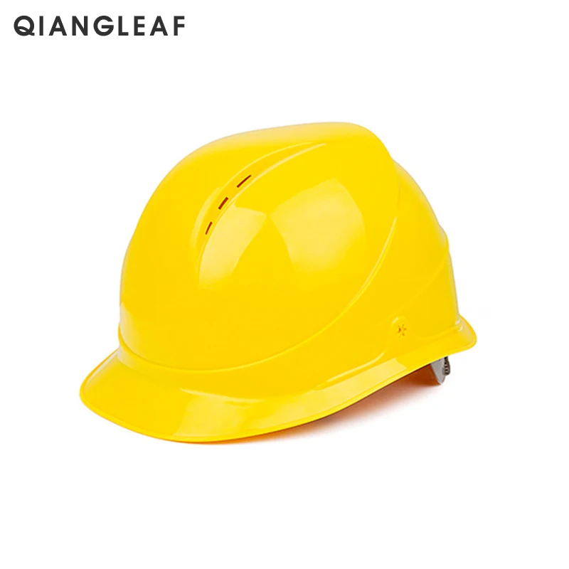 

QIANGLEAF Men's Helmet ABS Safety Helmet Engineering Construction Labor Insurance Helmet HD65