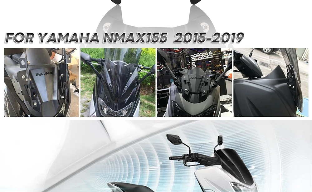 CNC мотоцикл NMAX заднего вида кронштейн для Yamaha NMAX155 125 150 заднего вида зеркала адаптер фиксированный стент держатель