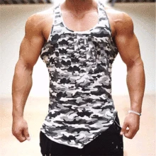 Мужская майка для занятий фитнесом Летний Стиль без рукавов для бега Спортивный Повседневный жилет