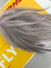 Pelucas de cabello humano para mujeres negras, color gris, ombré, plateado, peluca con malla frontal transparente, liso, brasileño, cierre