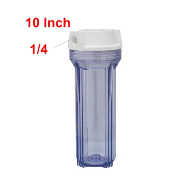 Части фильтра для воды, бутылка фильтра для воды, 10 ВКН, высокий 1/4 дюйма разъем для водоочистителя RO система обратного осмоса, машина