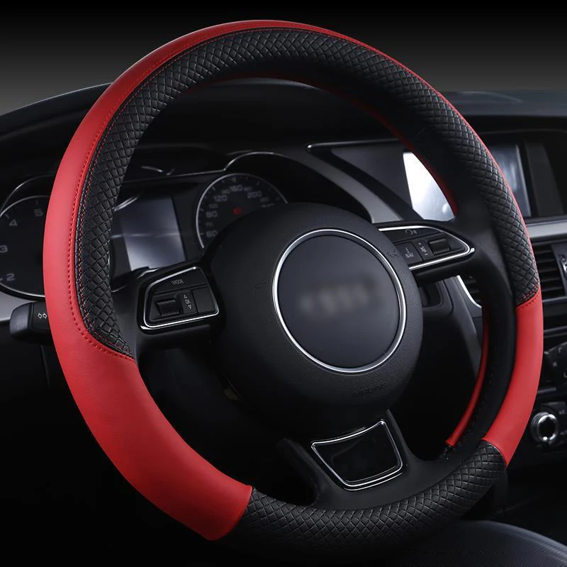 Coprivolante Per Auto Sportiva Treccia Volante Antiscivolo Per Audi Q2 Q3 Q5 -Q7 Q8 Accessori Auto Interni Automobilistici