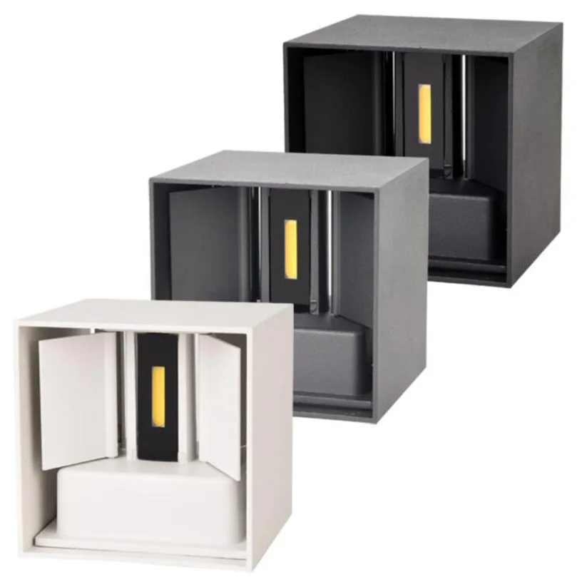 12W 15W 25W LED Wall Light With Human Body Motion Sensing IP65 Waterproof Outdoor&Indoor Wall Lamp Garden Light FixtureAC90-260V