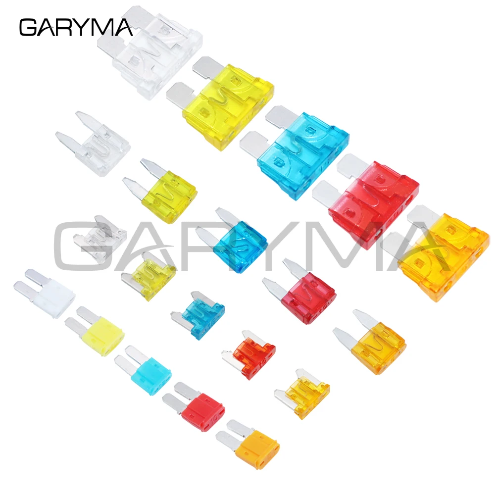 10pcs Auto Automotive Car Boat Truck Blade Fuse 1A 2A 3A 5A 7.5A 10A 15A 20A 25A 30A 35A 40A Micro 2 Mini Small Medium Fuses |