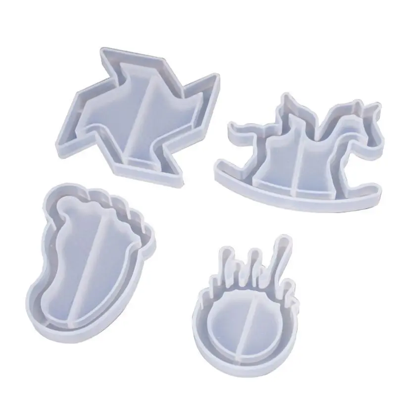 Flat Rings Mould Collection Handmade DIY Jewelry Making Ring Silicone Mold Crystal Epoxy Molds