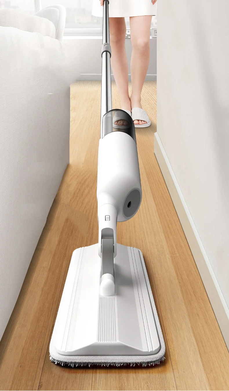  Spray Floor Mop with Reusable Microfiber Pads 360 Degree Handle Mop for Home Kitchen Laminate Wood  - 4000145213403