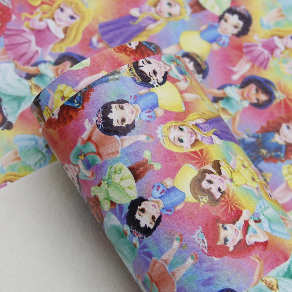 

20*34cm Halloween Faux Synthetic Leather Fabric Princess Leatherette Fabric for Bows Sheets DIY Handmade Materials,1Yc7776