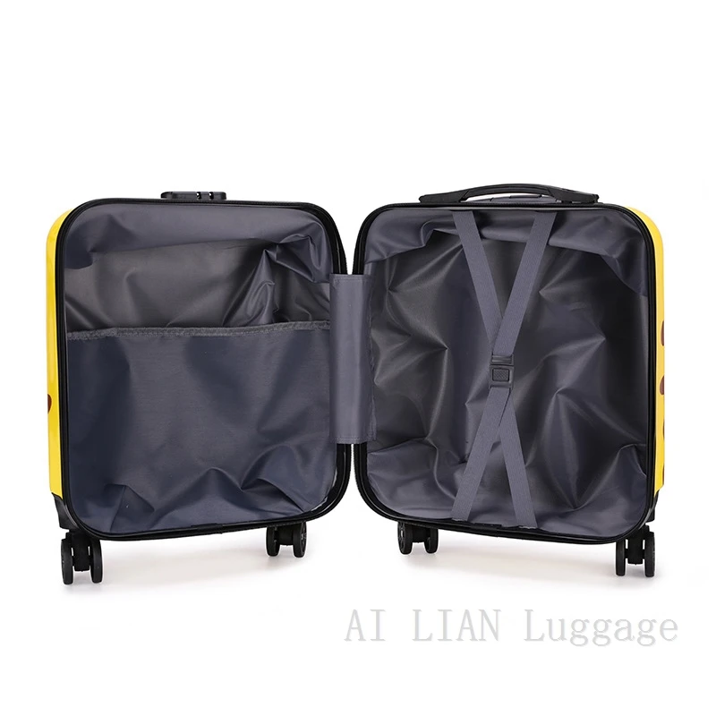 Kids 3D cartoon animal suitcase on wheels cat tiger trolley luggage travel carry on rolling luggage case cute children gift boys