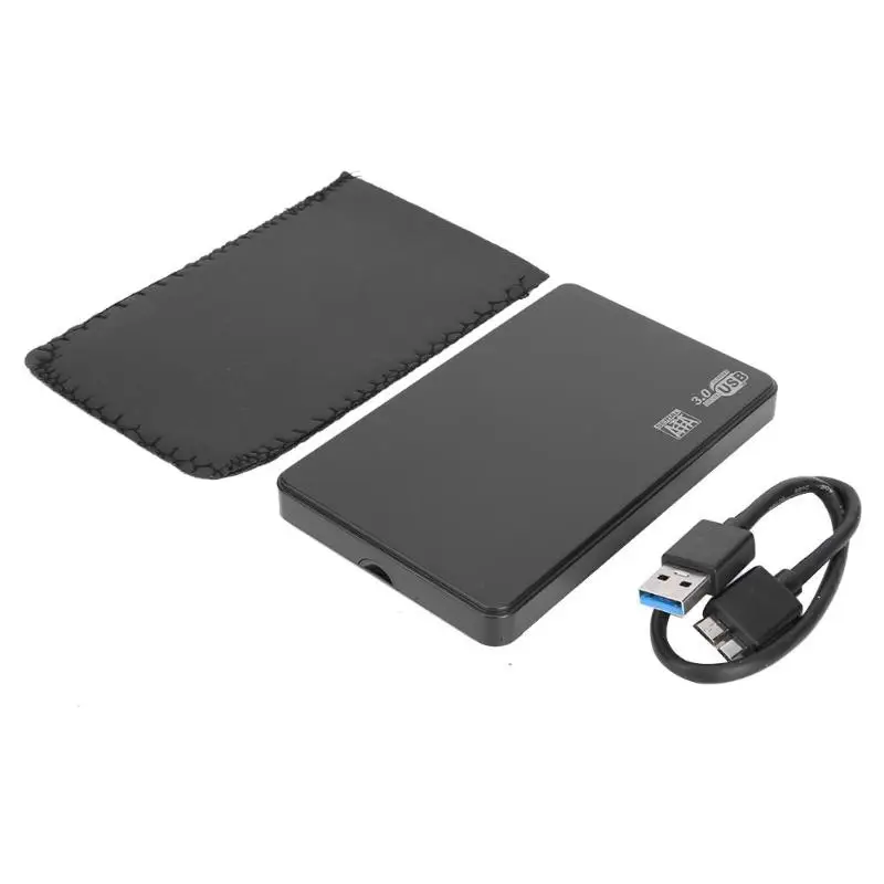 

VKTECH 2.5 inch USB 3.0 Micro-B to SATA External 6-Gbps SSD Hard Drive Enclosure External Hard Drive Disk HDD Enclosure Caces
