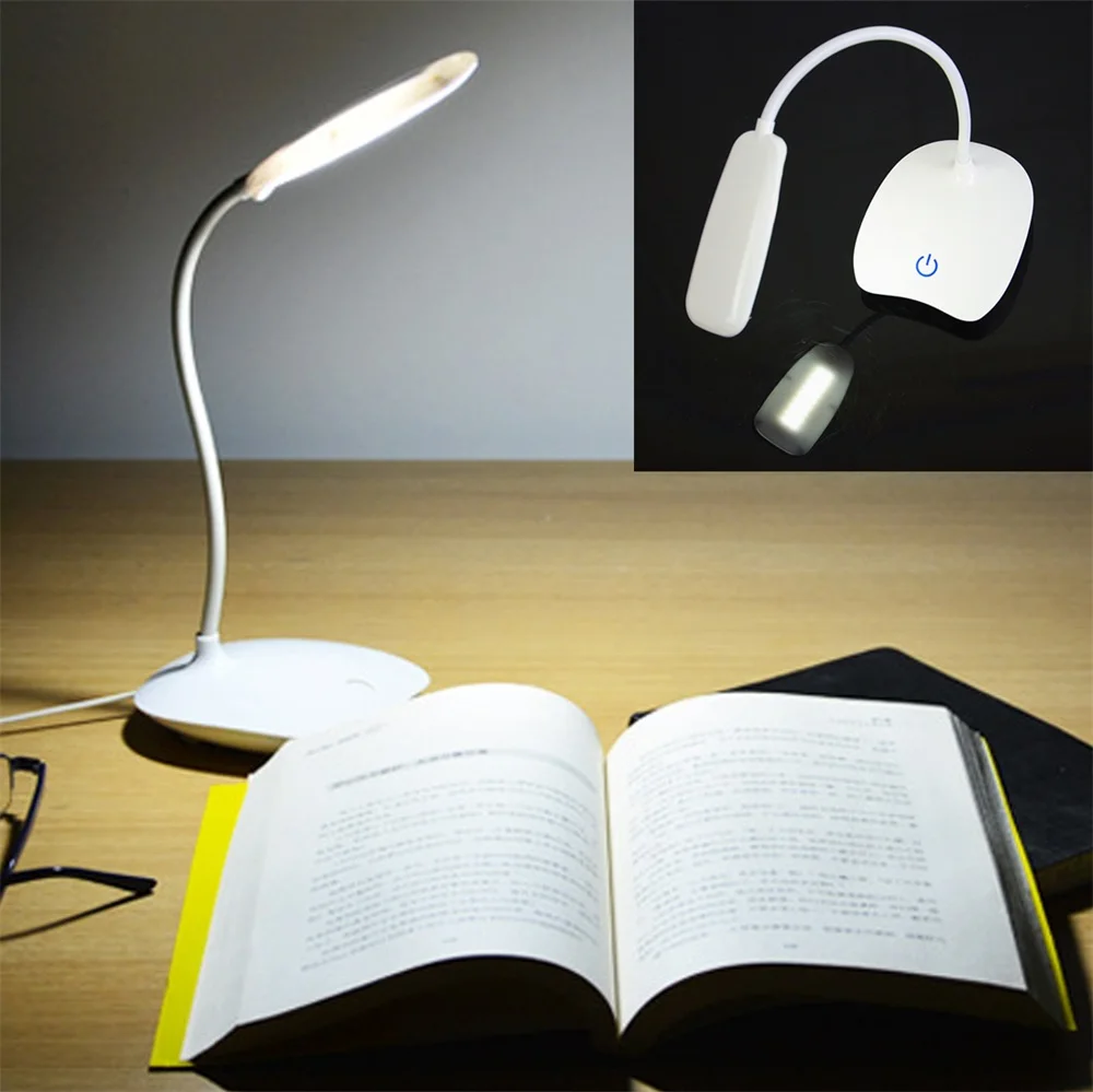 

1.5W USB Rechargeable Table Lamp 3 Modes Adjustable LED Desk Lamps 4 Color Table Light Student Study Light