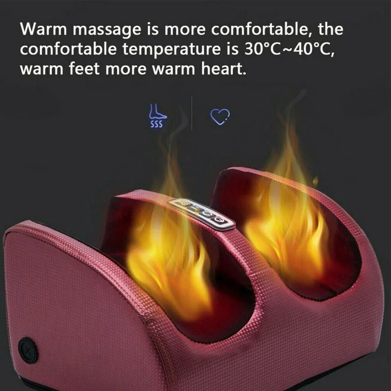 Naipo Foot Massage Shiatsu Massager Deep Kneading Roller Massager with  Heating Function Air Pressure System for Home Office - AliExpress