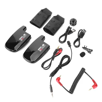 

karaoke microphone LENSGO LWM-308C Lavalier Clip-On Wireless Microphone Recording Video Camera Interview MIC Wireless microfono