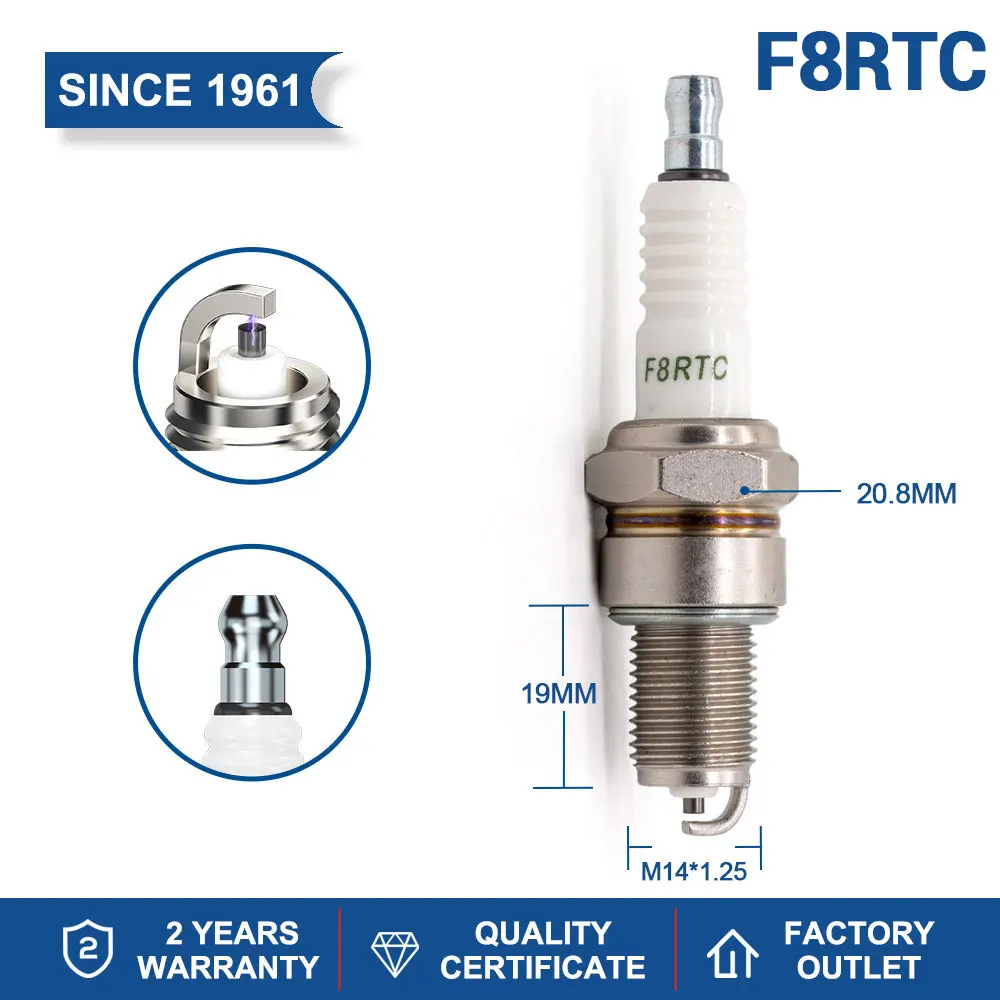Spark Plug Car Products Candles Torch F6RTC F5RTC F7RTC F8RTC Replace for BPR5ES/BPR6ES/BPR7ES/BPR8ES Original Spark Plug