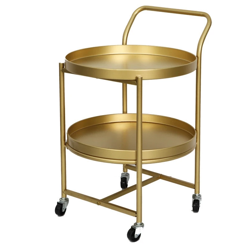 Pulley Movable Living Room Bedroom Coffee Table Coffee Table Rack Storage Rack Display Plate