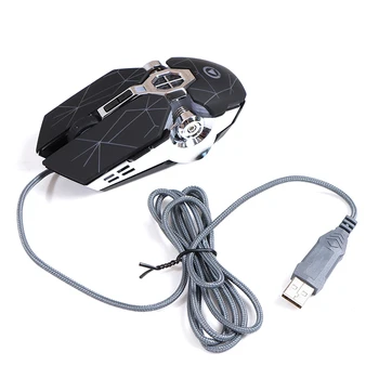 

Gaming Mouse 7 Button USB Wired LED Breathing Fire Button 3200 DPI Laptop PC