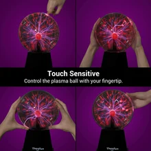 

Novelty Glass Plasma Ball Light Electric Lamp USB Night Light Kids Gift Birthday Christmas Decor Plasma Lamp Kid Toy Home Decor