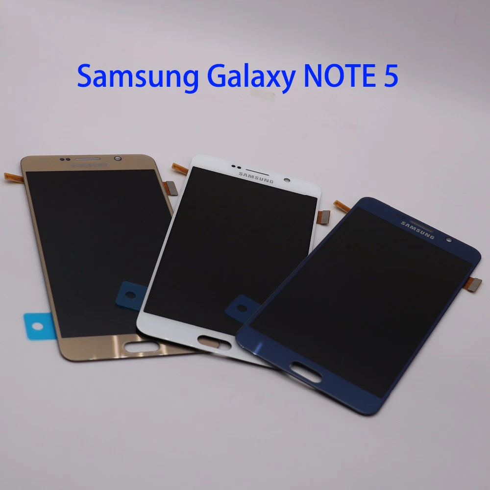 5 7 ''качественный ЖК-дисплей для SAMSUNG Galaxy Note дигитайзер сенсорный экран N920A N9200
