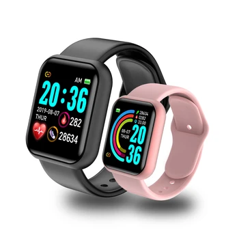 

Y68 Bluetooth Smart Watch Men Heart Rate Monitor Blood Pressure Fitness Tracker Smartwatch Women For IOS Android VS D20 B57 B58