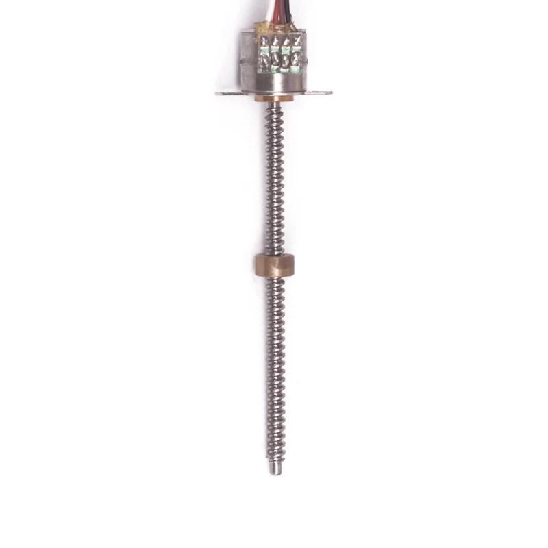 DC 5V 2-phase 4-wire micro stepper motor 50mm linear screw lead nut sliderblocAB 