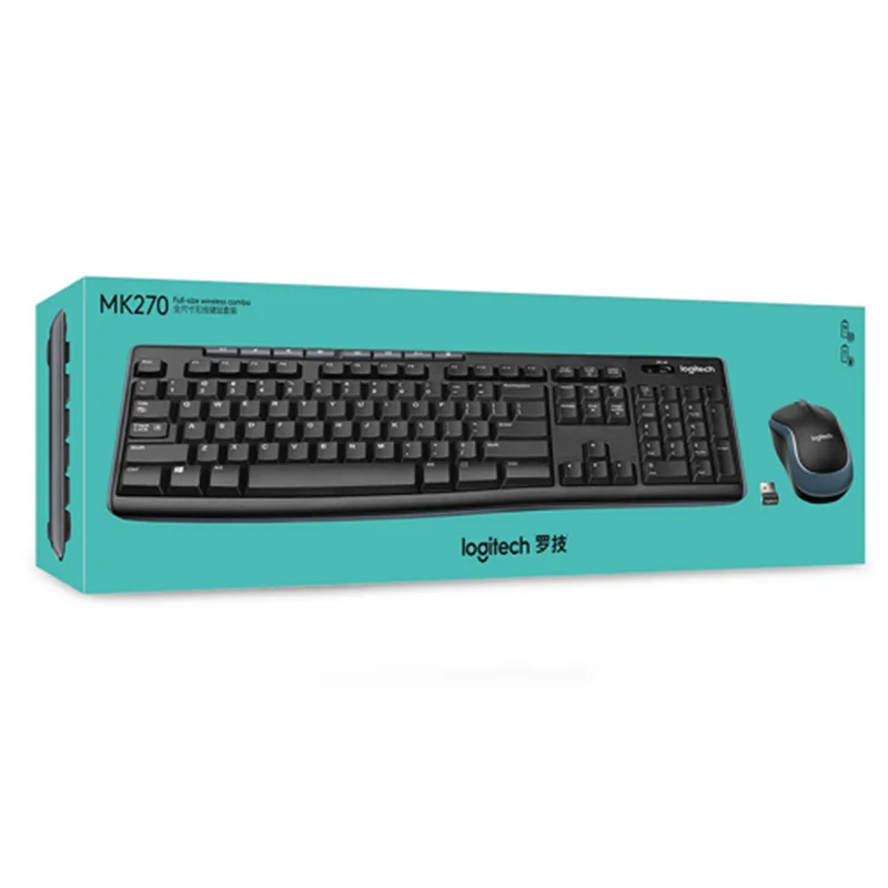 Беспроводная мышь с клавиатурой logitech MK270/M185 Combo 2,4 GHz USB приемник отключение-бесплатное подключение для ПК ноутбука домашнего использования