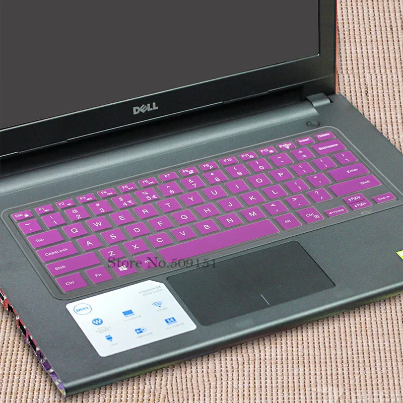 Клавиатура кожного покрова для 13," Dell Inspiron 13 7000 7375 i7368 13-7378 i7378 13-5368 i5368 i5379 7347 7348 7352 7353 7359 - Цвет: Purple