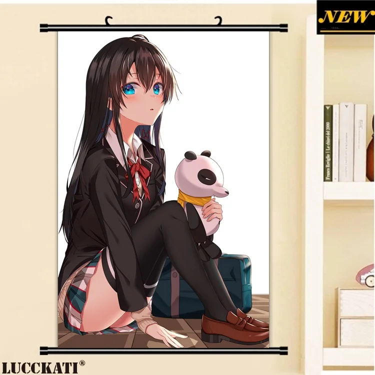 Рисунок Oregairu Yuigahama Yui Yukinoshita Yukino без бюстгальтера пикантный лоли мультфильм аниме