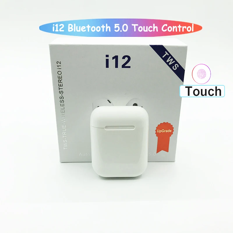 I12 i14 TWS PK i30 i20 TWS Bluetooth touch наушники Беспроводной наушники Pk i80 i40 LK TE9 i13 i10 для i9s i18 i20 i30 i15 i16 TWS - Цвет: i12 white