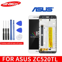 Original 5.5 Display For ASUS Zenfone 3 Max ZC520TL LCD Touch Screen Digitizer With Frame for Zenfone 3 Max ZC520TL Display goowiiz синий asus zenfone 3 max zc520tl
