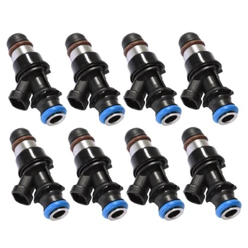 

Set of 8 Fuel Injectors for Chevy Chevrolet Silverado 1500 GMC Sierra 1500 Cadillac 4 Hole Flow Matched Fuel Injector FJ10062 4.