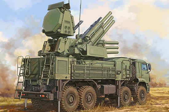 Trumpeter 01061 1/35 российский 72V6E4 боевой блок 96K6 Pantsir-S1 ADMGS(w/RLM SOC s-полосный радар)-набор моделей