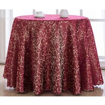 

Restaurant Banquet Table Cover Round Tablecloth Hotel Table Cloth for Event Wedding Party Tablecloth Round Table Cover Decor