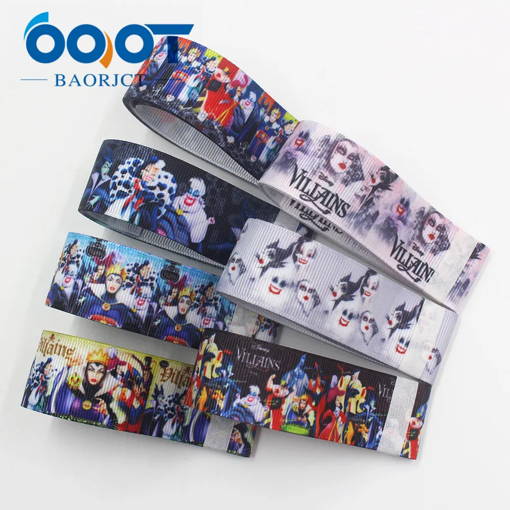 OOOT BAORJCT I-191121-2509, 25 мм 10 ярдов Хэллоуин мультфильм тепловой передачи корсажные ленты, Одежда DIY ручной работы материал