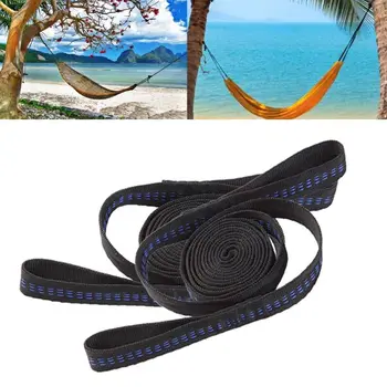 

Two Straps Adjustable Tree Hanging Hammock Straps Climbing Rope Aerial Yoga Hammock Belt