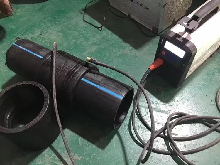 315 HDPE электрофузионная стыковая сварка для дренажные трубы фитинги