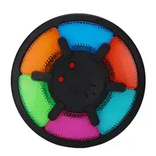 Детский барабан с шестью панелями, детский пластмассовый Интеллектуальный музыкальный светильник, обучающая игра с памятью, игрушка Simon, развивающие игрушки