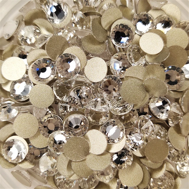Crystal AB/Clear Flatback Rhinestones 4
