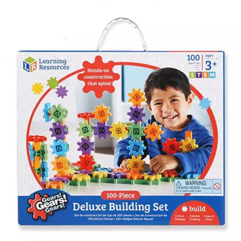

(Special Offer) Learning Resources Gear Stem Toy Building Blocks Toy Large Particles Building Blocks