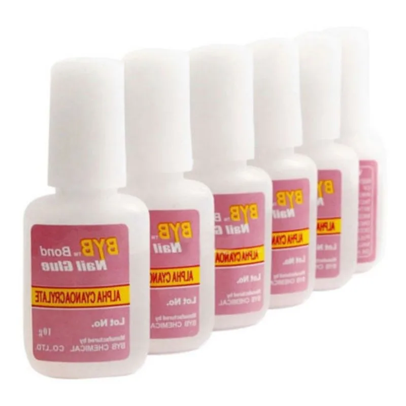 

Клей для искусственных ногтей, акриловый 3D клей для украшения для ногтей, стразы, инструменты для маникюра с кисточкой, 10 г