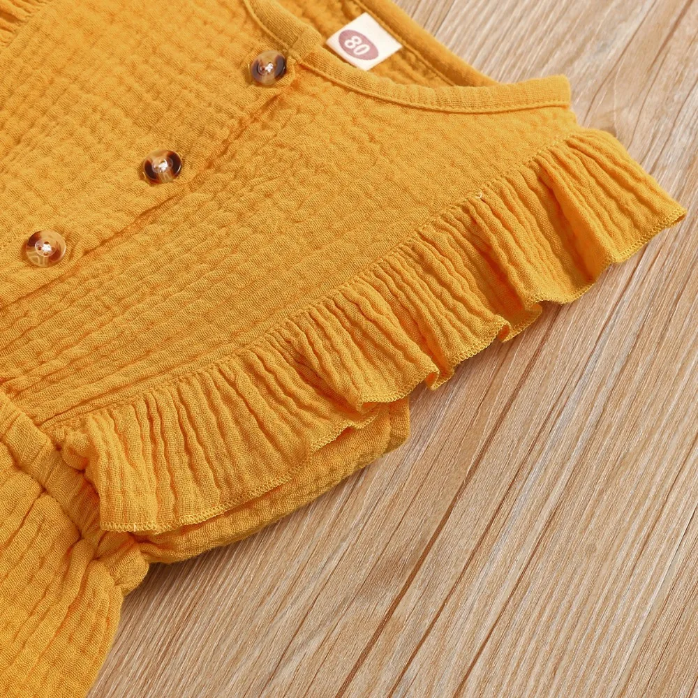 2020 summer baby cotton rompers newborn girl jumpsuit (9)