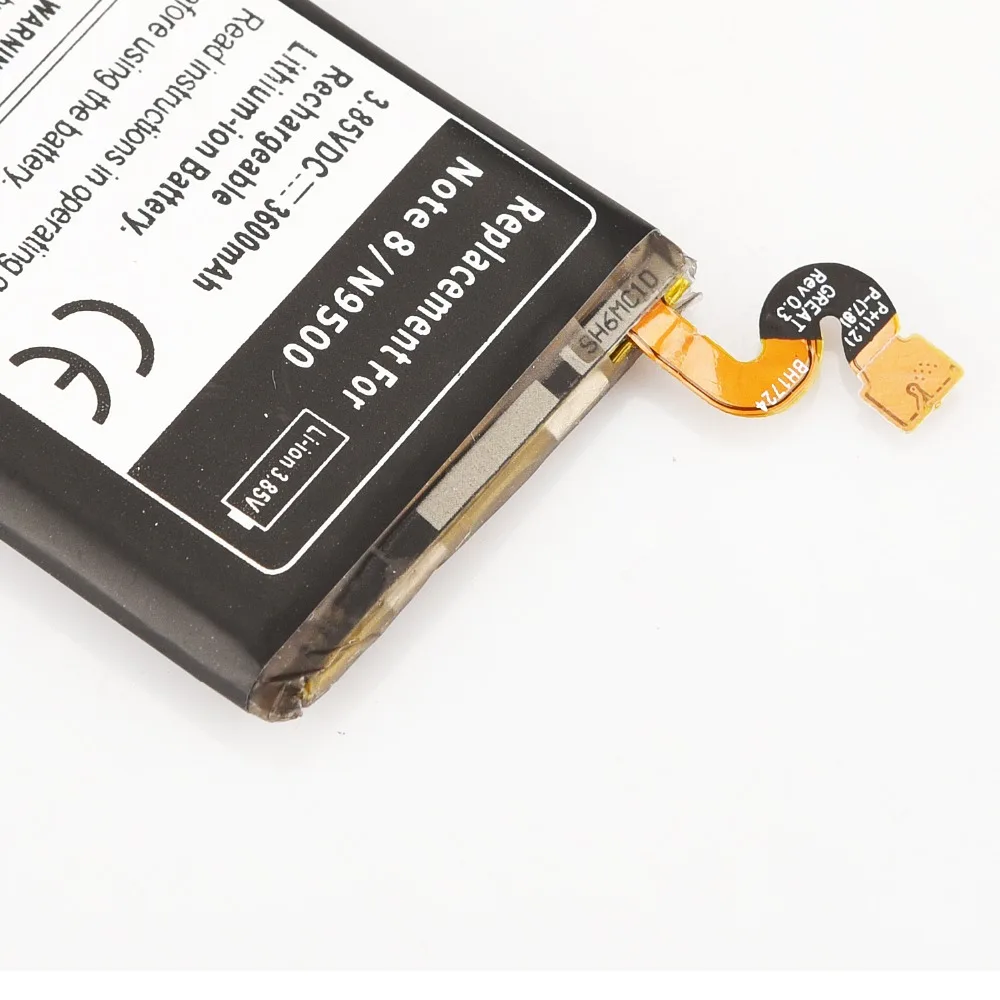 3600mAh Сменный аккумулятор для телефона samsung Galaxy Note 8 N9500 N950F N950FD N950U EB-BN950ABE батареи для мобильного телефона