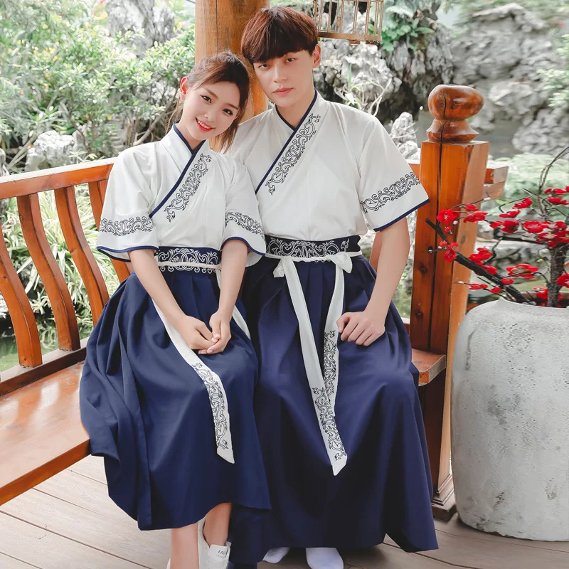 Китайское свадебное платье hanfu qipao китайское с коротким рукавом мужской
