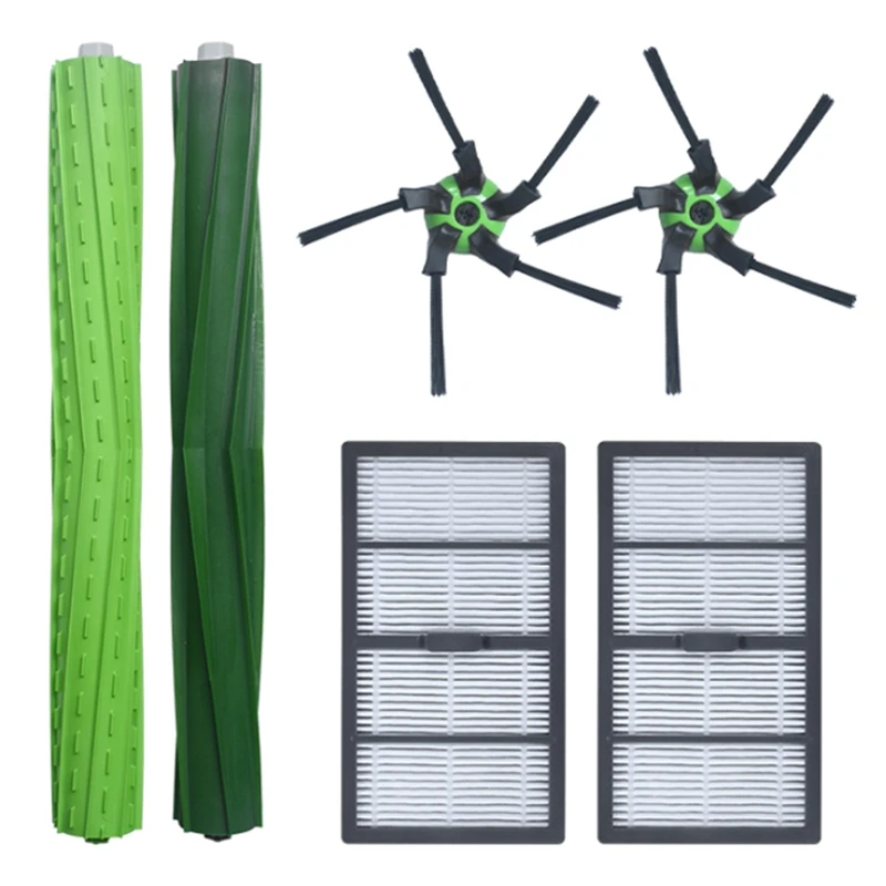 DingGreat Parti di Ricambio per Aspirapolvere Robot iRobot Roomba s9 (9150) s9+ s9 Plus (9550) - (2 filtri, 4 spazzole Laterali, 2 Sacchetti, 1 Set di spazzole in gomma