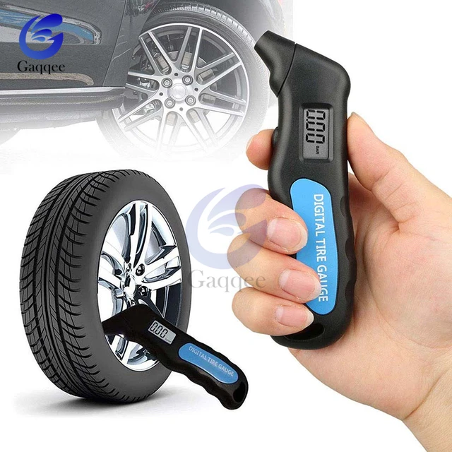 Jauge de pression d'air avec écran LCD, testeur de compteur numérique, outil  de jauge de pression d'opathie, voiture automatique, camion, vélo, 0-200PSI  - AliExpress